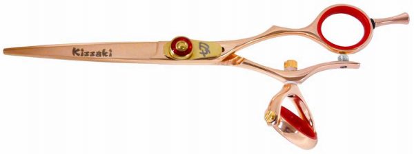 Gokatana 6.0″ Hair Scissors Double Swivel Rose Gold R Titanium