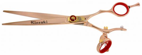 Gokatana 7.0″ Hair Scissors Double Swivel Rose Gold R Titanium