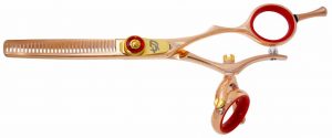 Kanagawa 30 tooth Double Swivel Thinning Shears Rose Gold R Titanium