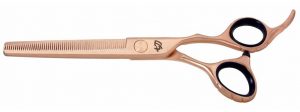 Ishizuki 60 tooth Thinning Shears Rose Gold Satin Finish Blender