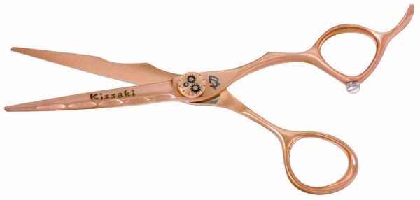 Utsuri 5.5″ Hair Scissors Rose Gold Titanium Hair Cutting Shears