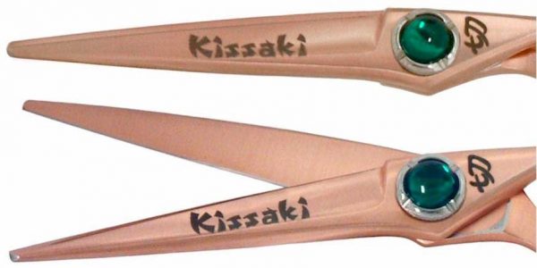 Bohi 5.5″ Hair Scissors Rose Gold Titanium Hair Cutting Shears