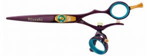 Gokatana 5.5″ Hair Scissors Double Swivel Black Cherry B Titanium