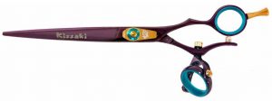 Gokatana 7.0″ Hair Scissors Double Swivel Black Cherry B Titanium