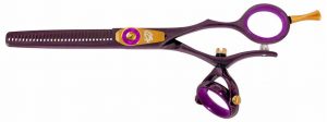 Kanagawa 30 tooth Double Swivel Thinning Shears Black Cherry P Titanium