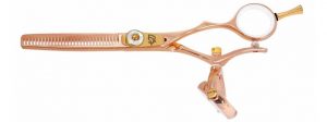 Kanagawa 30 tooth Double Swivel Thinning Shears Rose Gold W Titanium