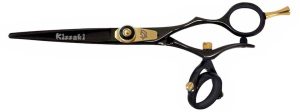Gokatana 6.0″ Hair Scissors Double Swivel Black BLK Titanium